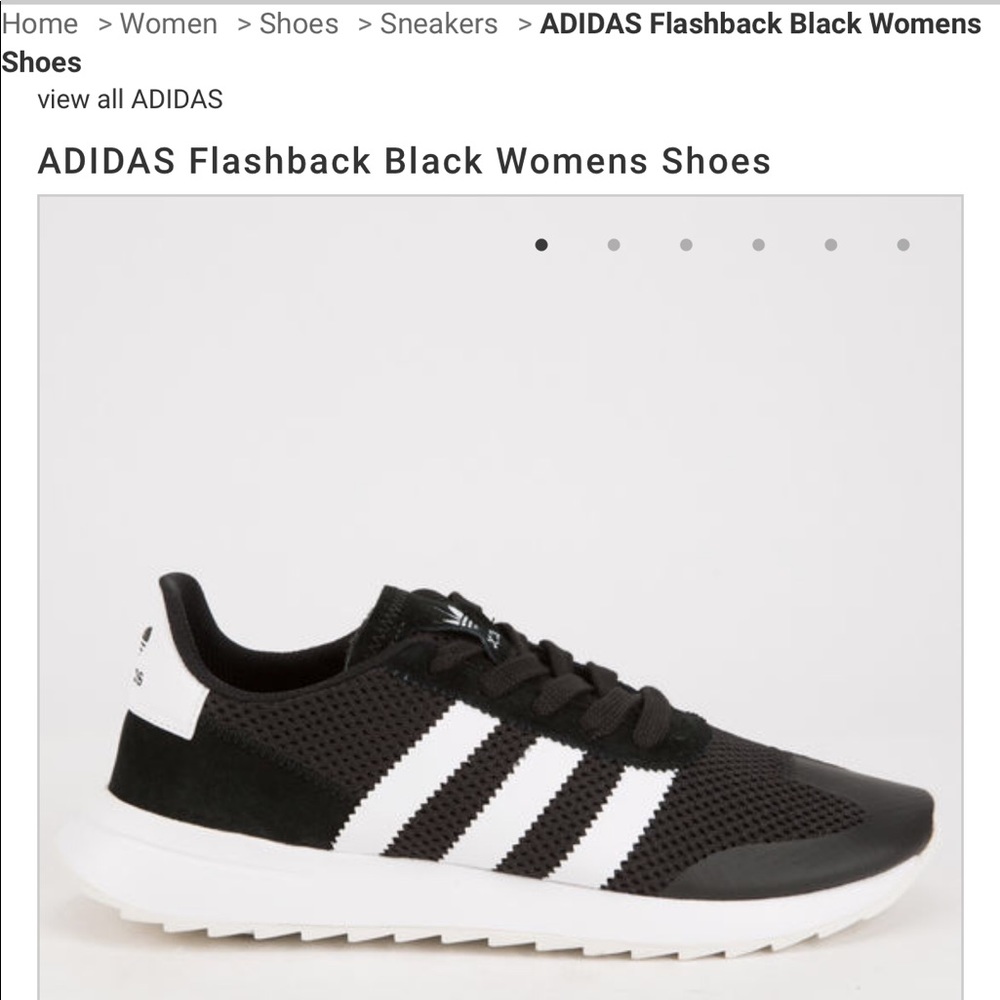 Women’s Adidas Flashbacks Black&White Brand New